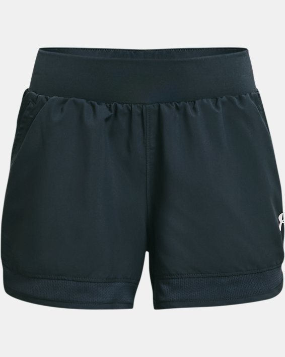 Girls' UA Locker Woven Shorts, Gray, pdpMainDesktop image number 0